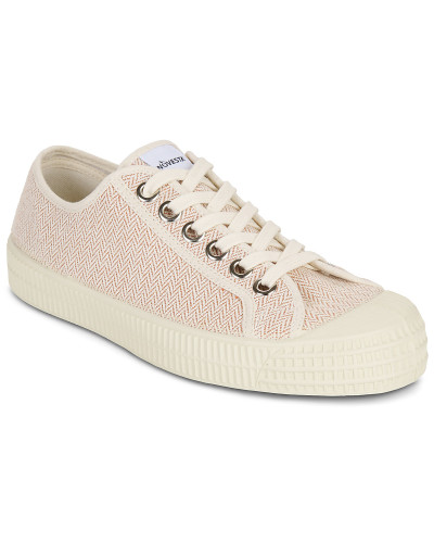 Baskets basses femmes Novesta STAR MASTER HERRINGBONE Blanc