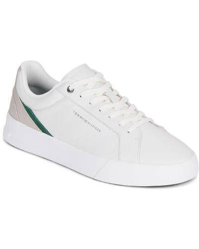 Baskets basses hommes Tommy Hilfiger TH COURT PREMIUM LEATHER Blanc
