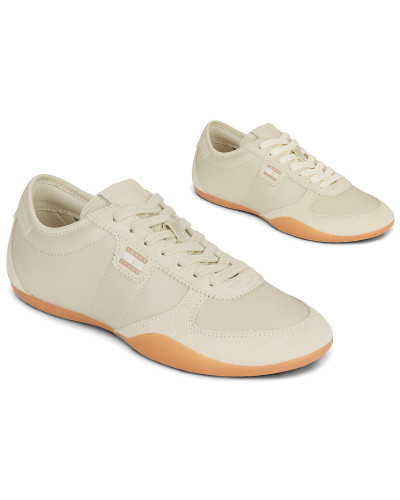 Baskets basses femmes Tommy Jeans TJ BALLET SNEAKER Beige