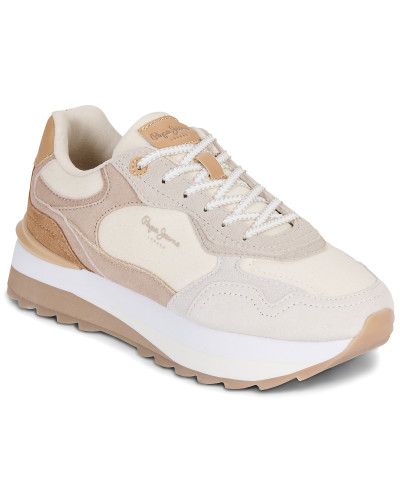 Baskets basses femmes Pepe jeans FREYA LEA W Beige