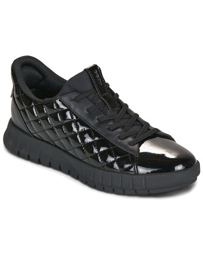 Baskets basses femmes Geox D FLEXTRIDE PLUS Noir