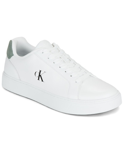 Baskets basses hommes Calvin Klein Jeans CLASSIC CUPSOLE LACEUP LTH Blanc
