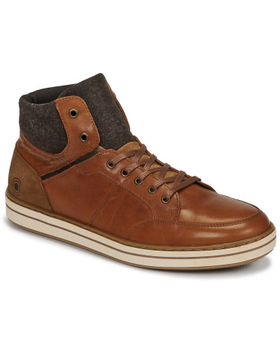 Baskets montantes hommes Casual Attitude NOURDON Marron