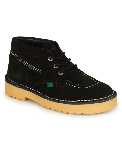 Baskets montantes femmes Kickers DALTREY CHUK LTHR AU BLK Noir