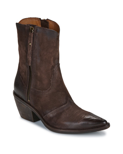 Bottines femmes Airstep / A.S.98 COUNTRY ZIP Marron