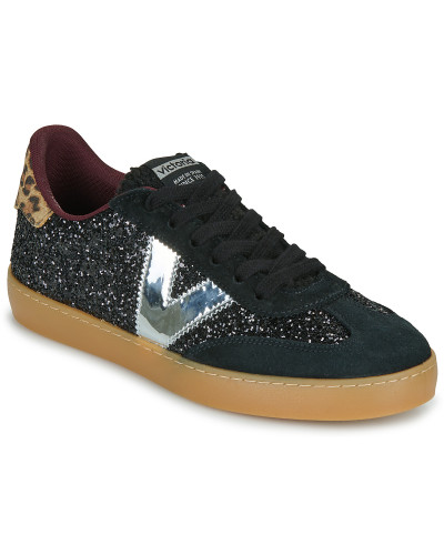 Baskets basses femmes Victoria BERLIN CICLISTA GLITTER Noir