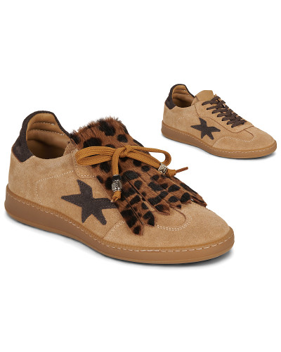 Baskets basses femmes Meline - Beige