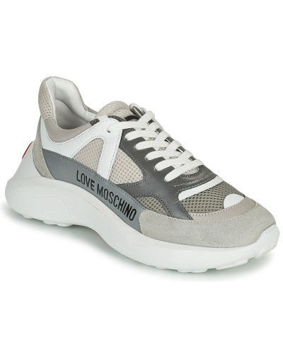 Baskets basses femmes Love Moschino JA15306G1E Gris