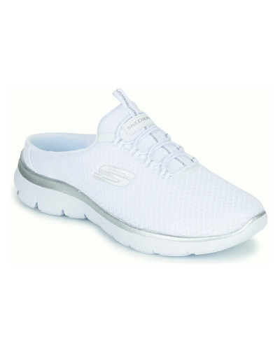 Mules femmes Skechers SUMMITS Blanc