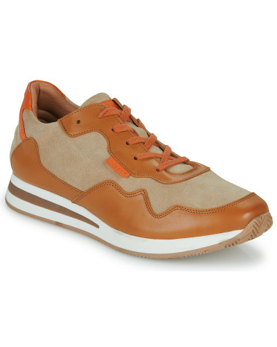 Baskets basses hommes Pellet SENNA Marron