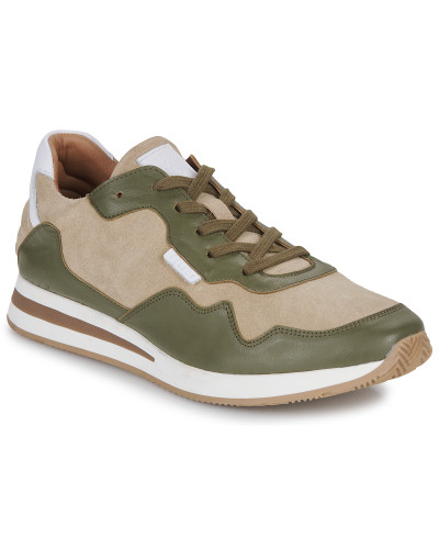 Baskets basses hommes Pellet SENNA Vert