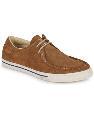 Baskets basses hommes Pellet THIERRY Marron