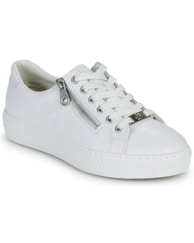 Baskets basses femmes Rieker L59L1-83 Blanc