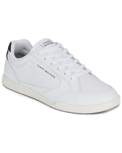 Baskets basses hommes Tommy Hilfiger LO PRO CUPSOLE PERF LEATHER Blanc