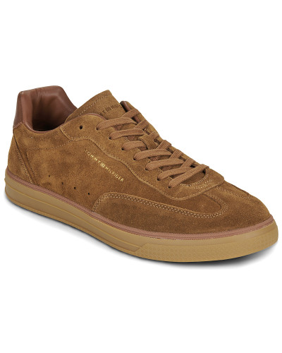 Baskets basses hommes Tommy Hilfiger TH LO LUX Marron
