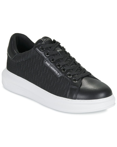 Baskets basses hommes Karl Lagerfeld KAPRI MENS Woven Monogram Lo Lace Noir