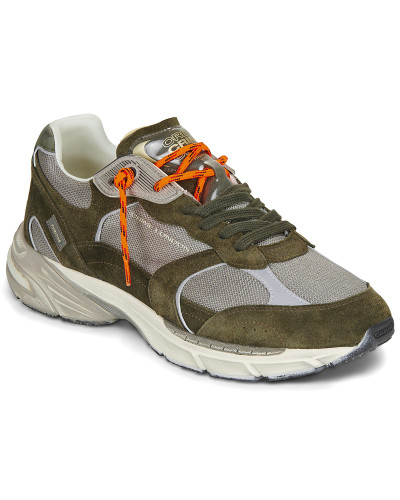 Baskets basses hommes Crime London FUGITIVE Kaki