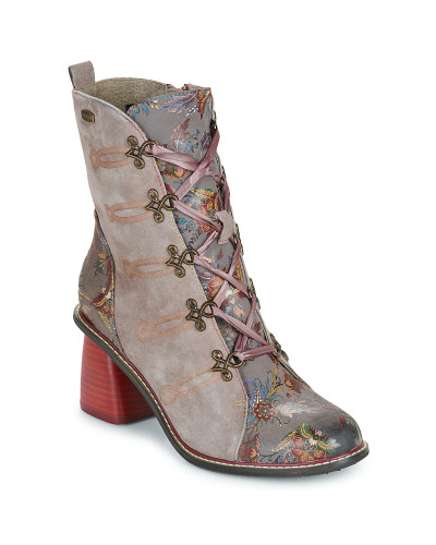 Bottines femmes Laura Vita EVCAO 01 Beige