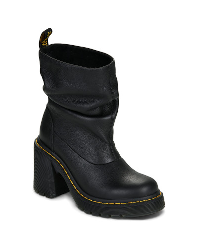 Bottines femmes Dr. Martens KASEY LO PULL ON BOOT BLACK VIRGINIA Noir