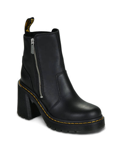 Bottines femmes Dr. Martens CHESNEY ZIP ANKLE BOOT BLACK SENDAL Noir