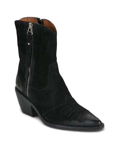 Bottines femmes Airstep / A.S.98 COUNTRY ZIP Noir