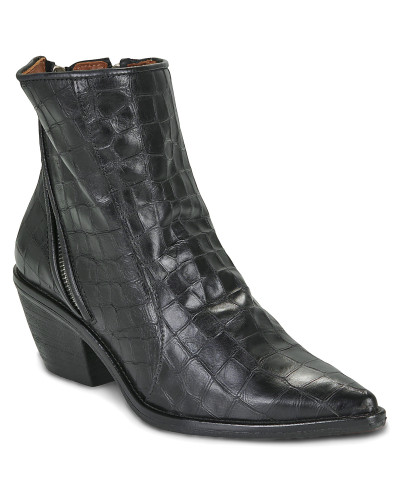 Bottines femmes Airstep / A.S.98 COUNTRY CROCO Noir