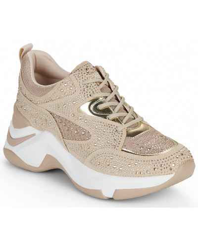 Baskets basses femmes Exé Shoes 106-52EX21 Beige