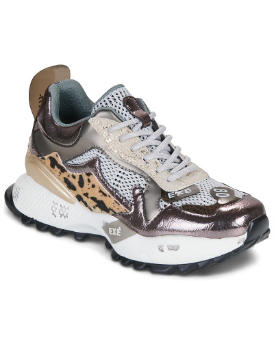 Baskets basses femmes Exé Shoes D190608-13C Gris