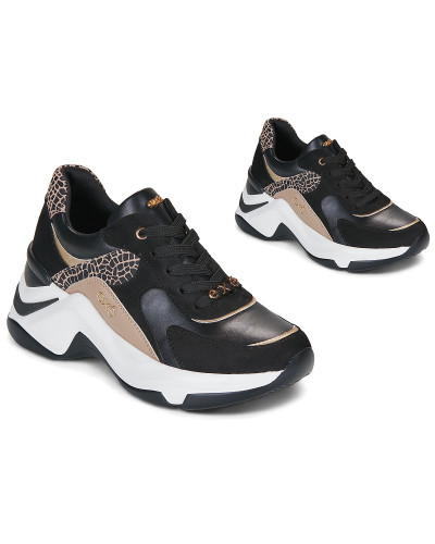 Baskets basses femmes Exé Shoes 106-51EX25 Noir