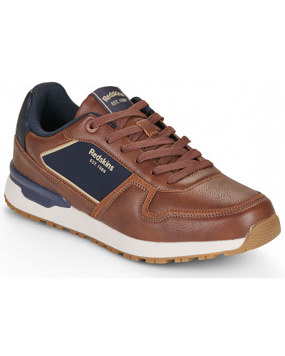 Baskets basses hommes Redskins BRAMS 2 Marron