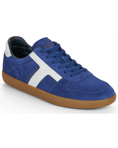 Baskets basses hommes Tommy Hilfiger TH TRIBECA SNEAKER SUEDE Bleu