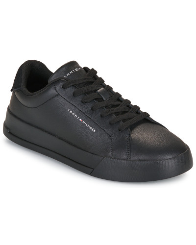 Baskets basses hommes Tommy Hilfiger TH COURT PREMIUM LEATHER Noir