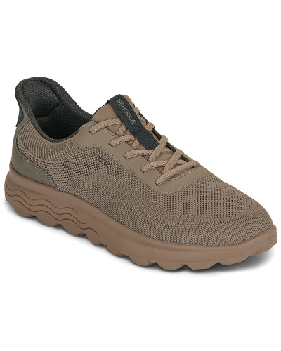 Baskets basses hommes Geox U SPHERICA PLUS Marron