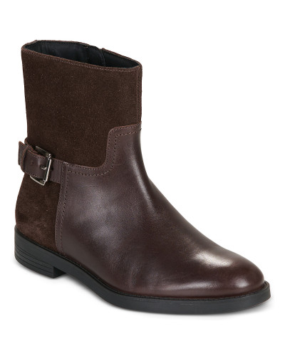 Bottines femmes Geox D ESMEENA Marron