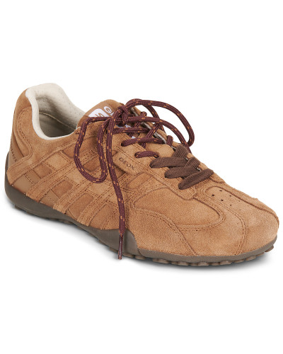 Baskets basses femmes Geox D SNAKE Marron