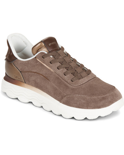 Baskets basses femmes Geox D SPHERICA PLUS Marron