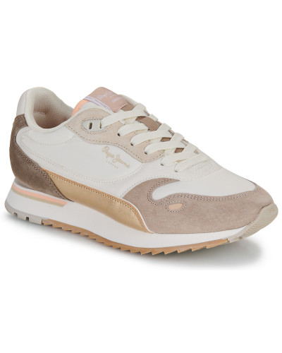 Baskets basses femmes Pepe jeans BEXLEY CITY W Beige