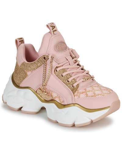 Baskets basses femmes Buffalo BINARY GLAM L Rose