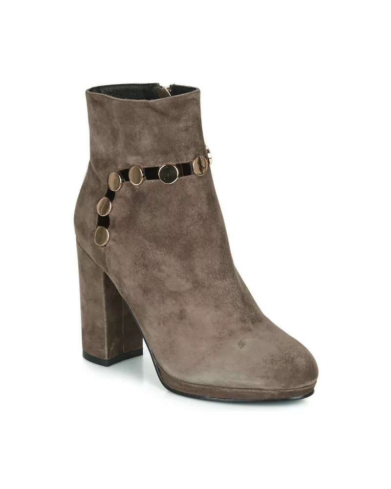 Bottines café noir new arrivals