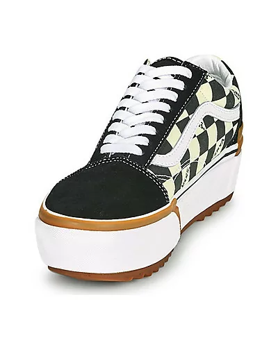 Vans old skool outlet blanche montante